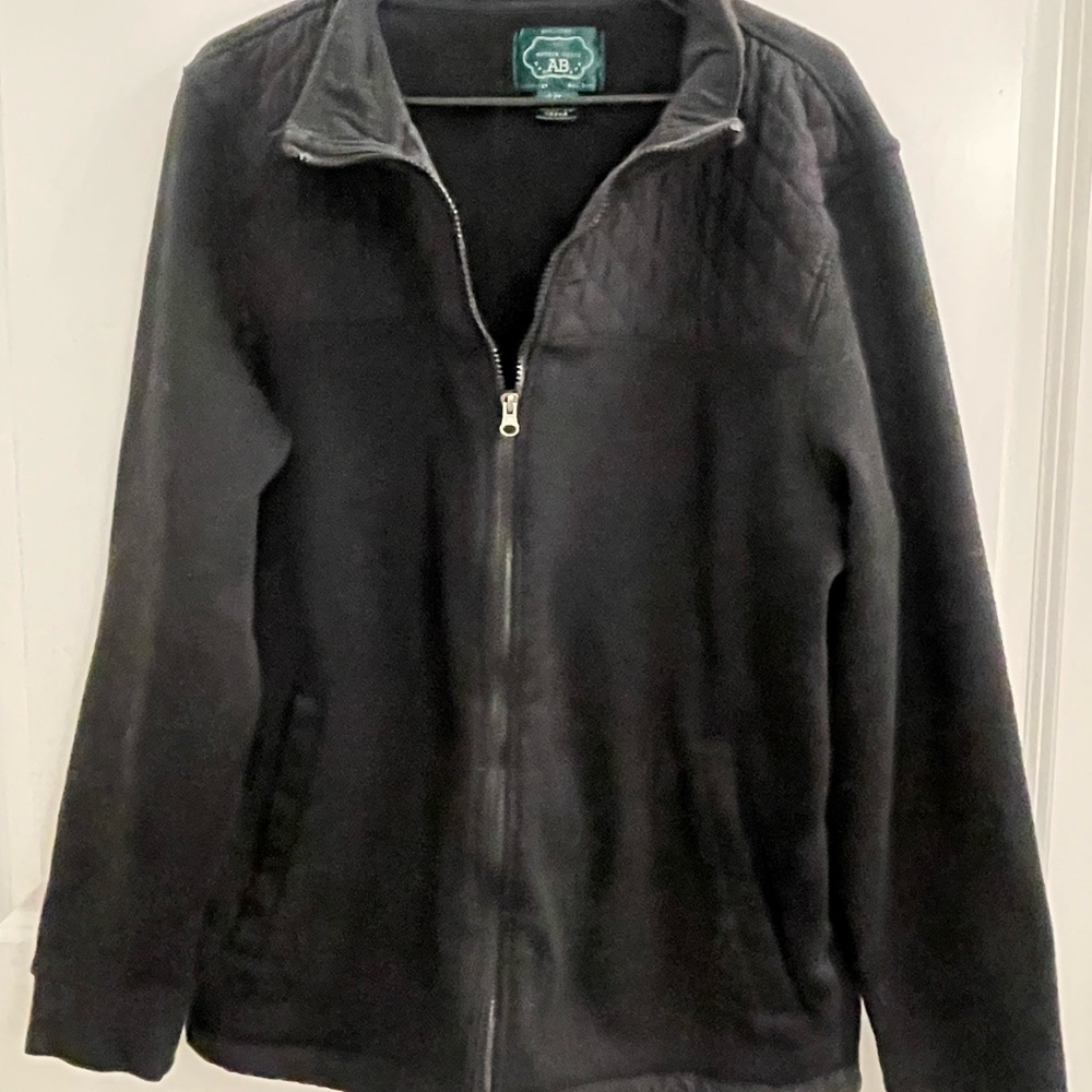 Arthur Beale Black Zip-Up Jacket XL Men